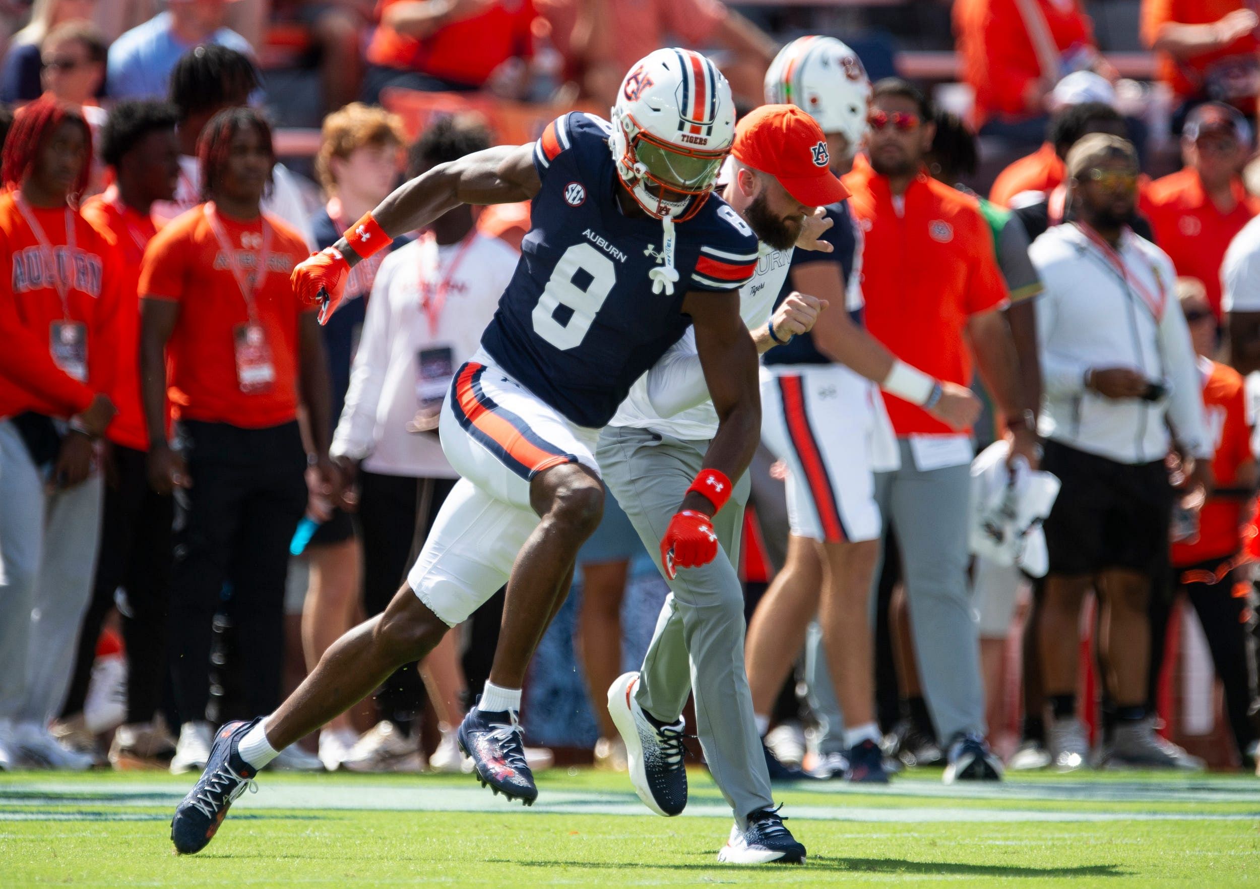 Auburn Tigers WR Cam Coleman - Source: Imagn